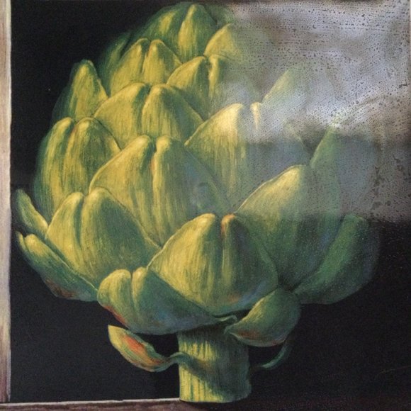 Jay Mercado certified international ceramic plate artichoke square 10" - Picture 2 of 8